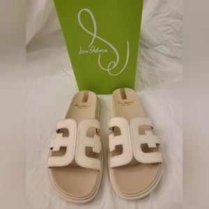 Sam Edelman Valeri Slides, Cream Size 9 Women's